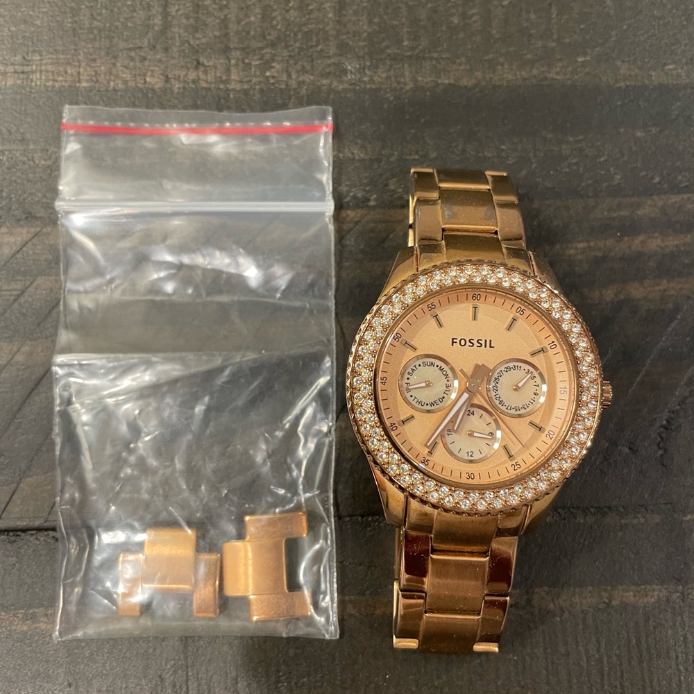Fossil Watch Rose Gold